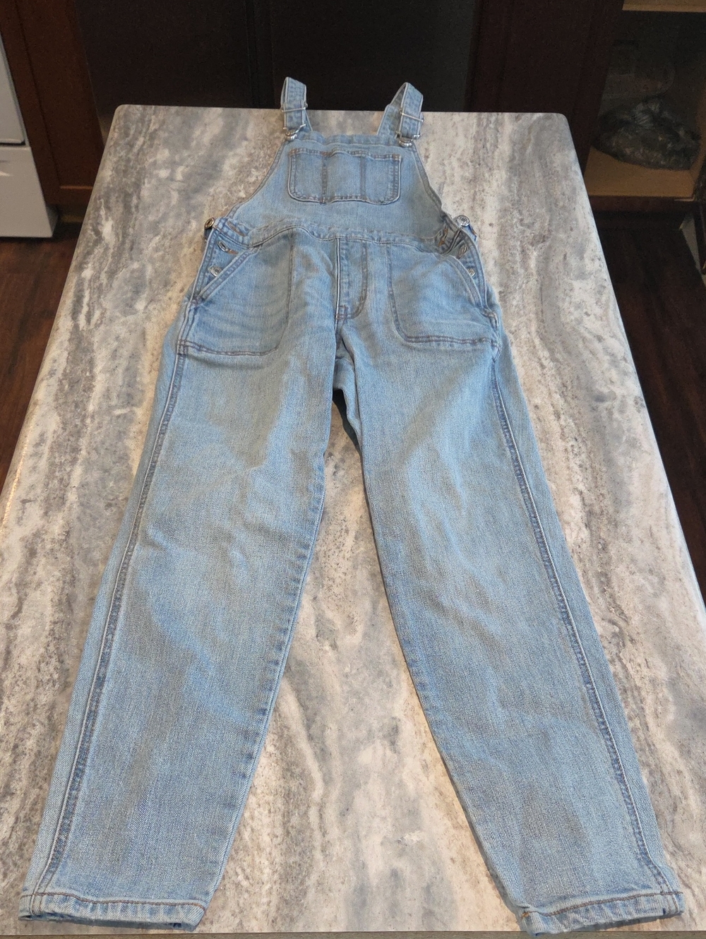 Old Navy Light Blue Denim Overalls - Women's Relaxed Fit